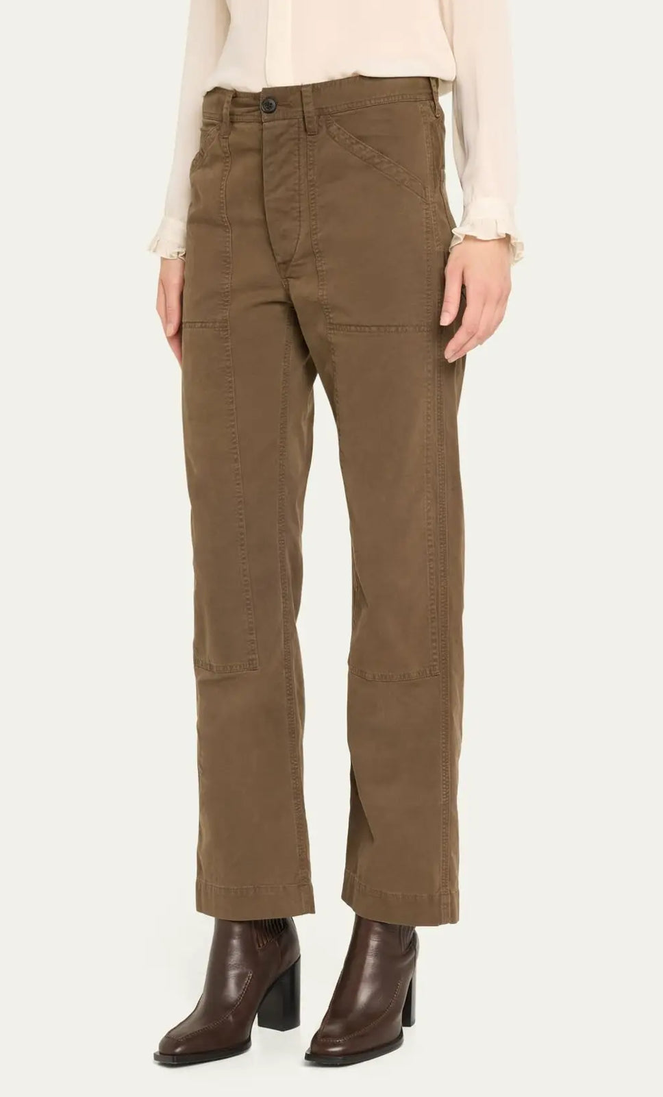 NILI LOTAN Tibault Pant in Wood