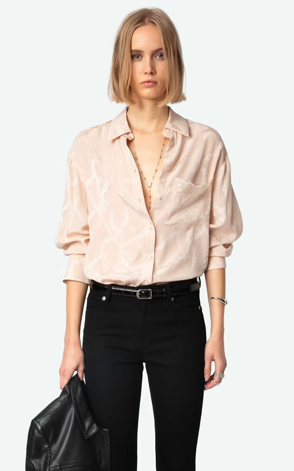 ZADIG & VOLTAIRE Morning Silk Shirt