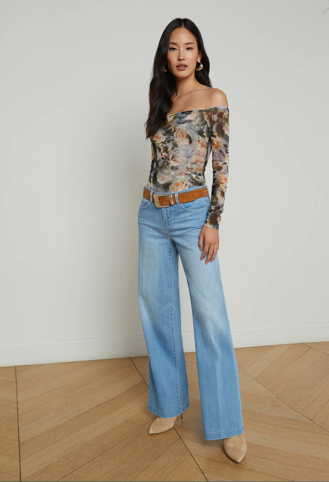 L’AGENCE Joanne Lower Rise Wide Leg