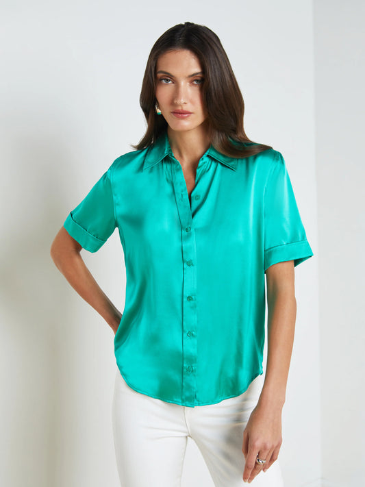 L’AGENCE Ellah Silk Blouse