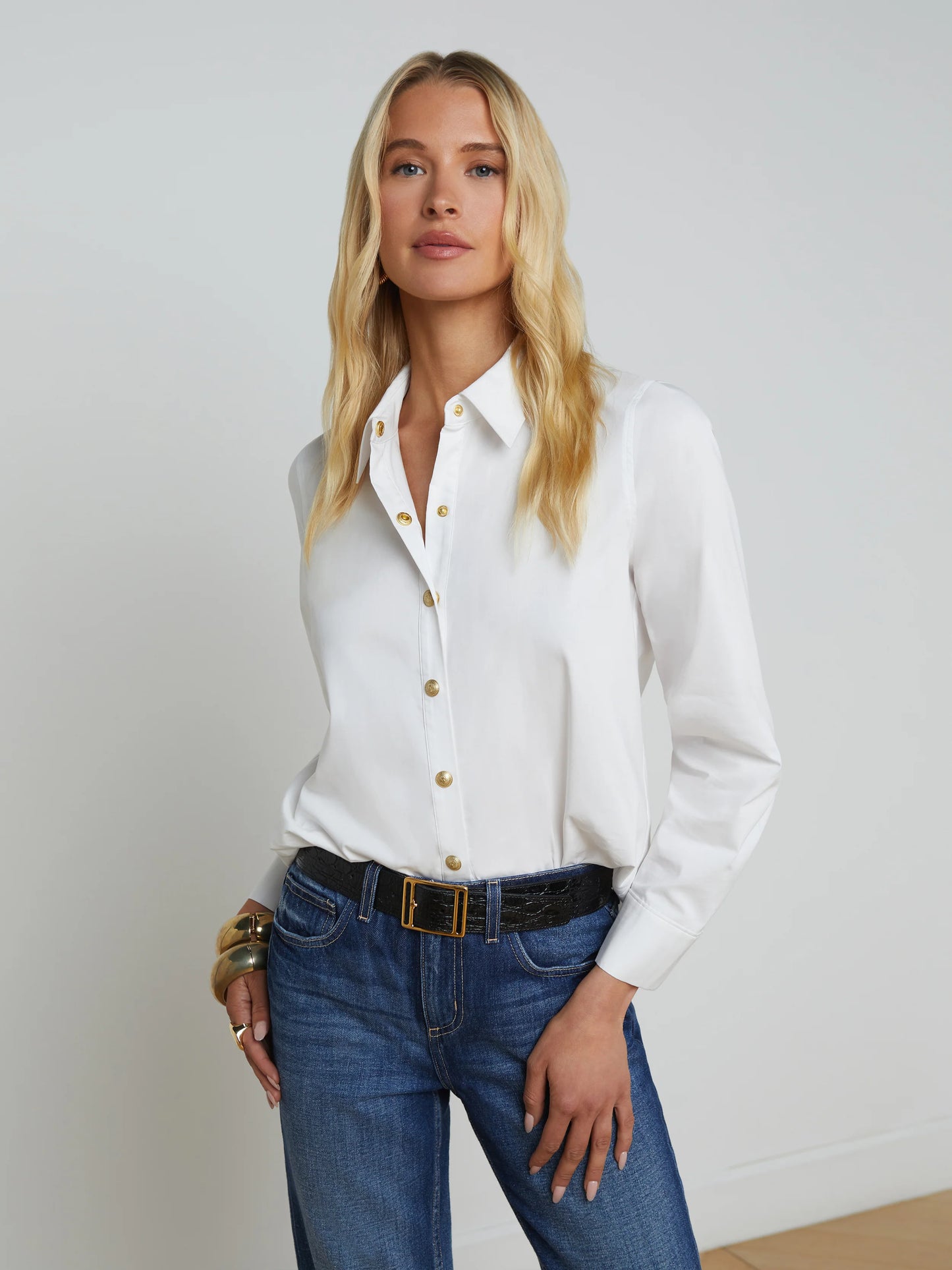 L’AGENCE Ellery White Shirt