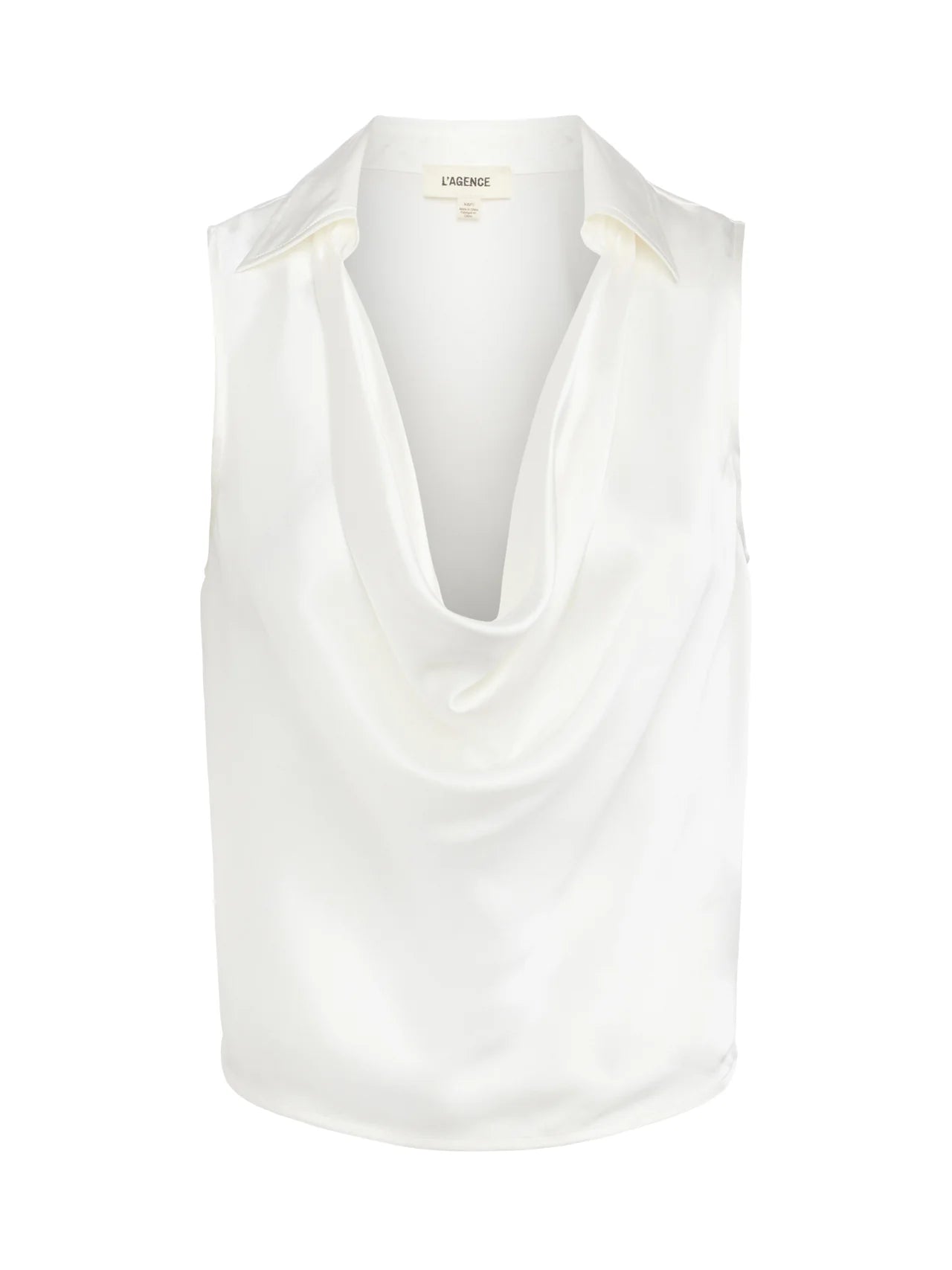 L’AGENCE Colter Cowl Neck Ivory