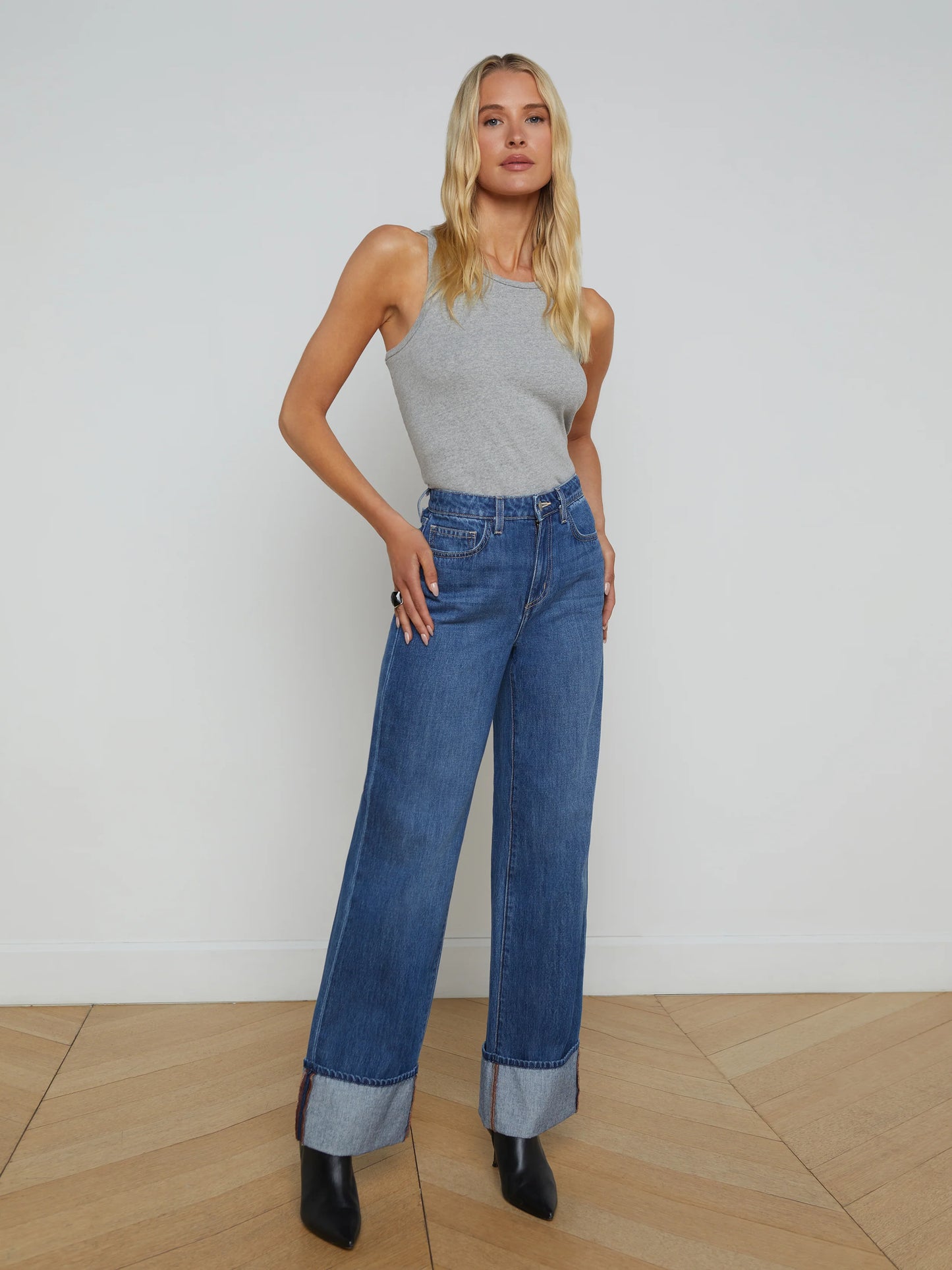 L’AGENCE Miley Wide Leg Cuff