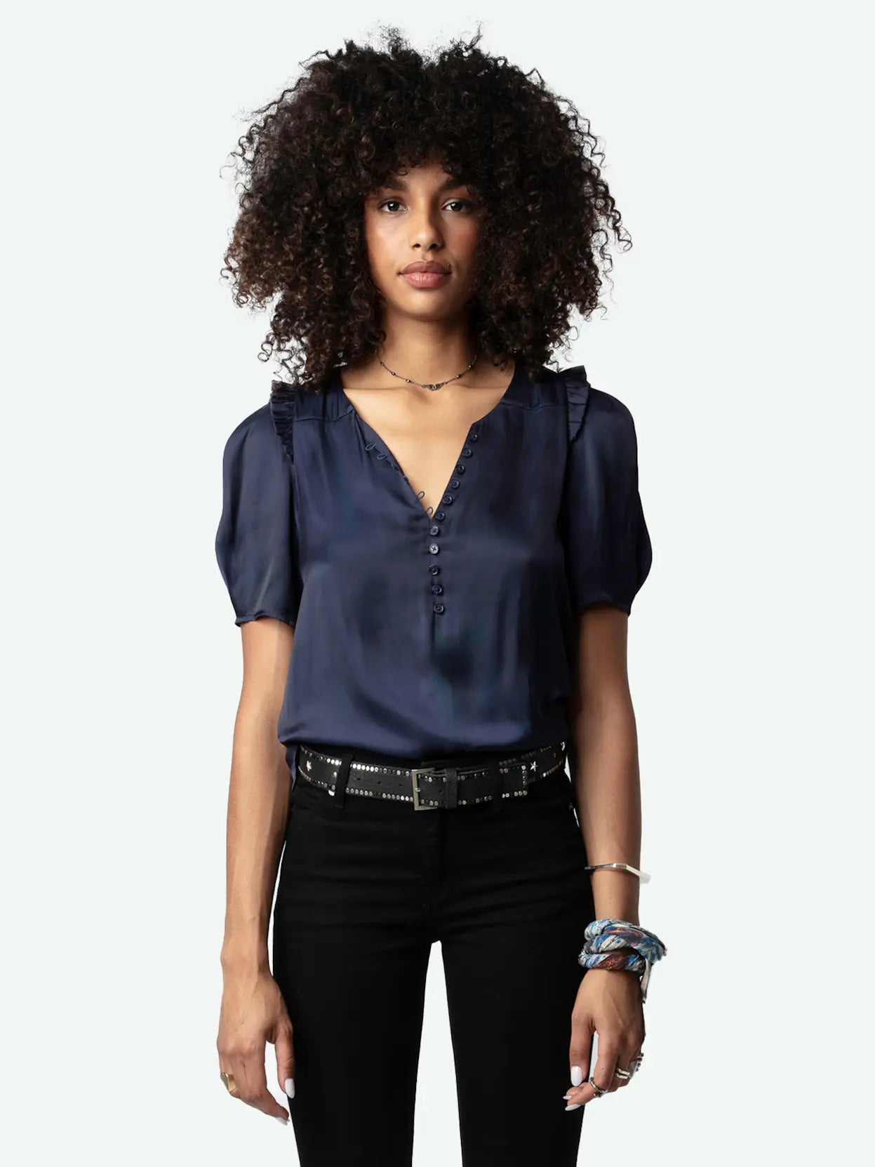 ZADIG & VOLTAIRE Twity Satin Top