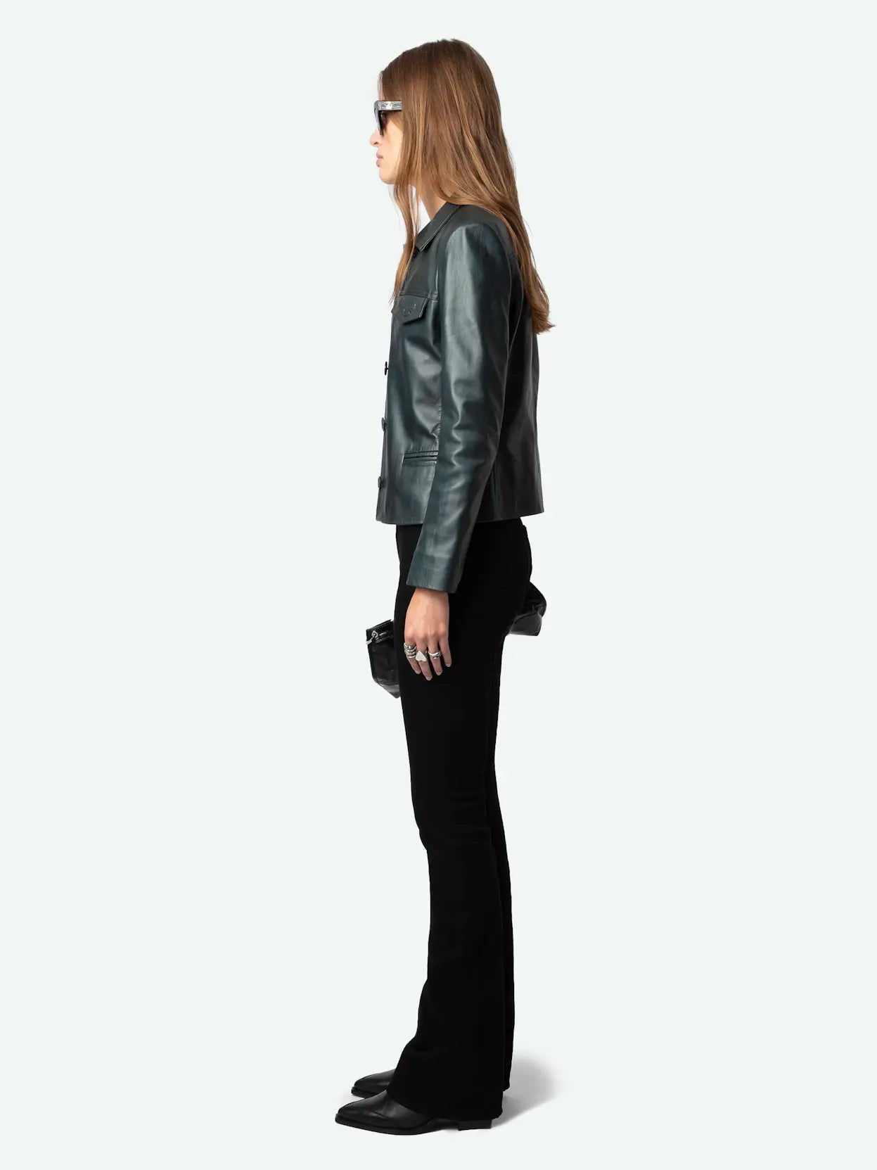 ZADIG & VOLTAIRE Liam Leather Jacket in Peaks