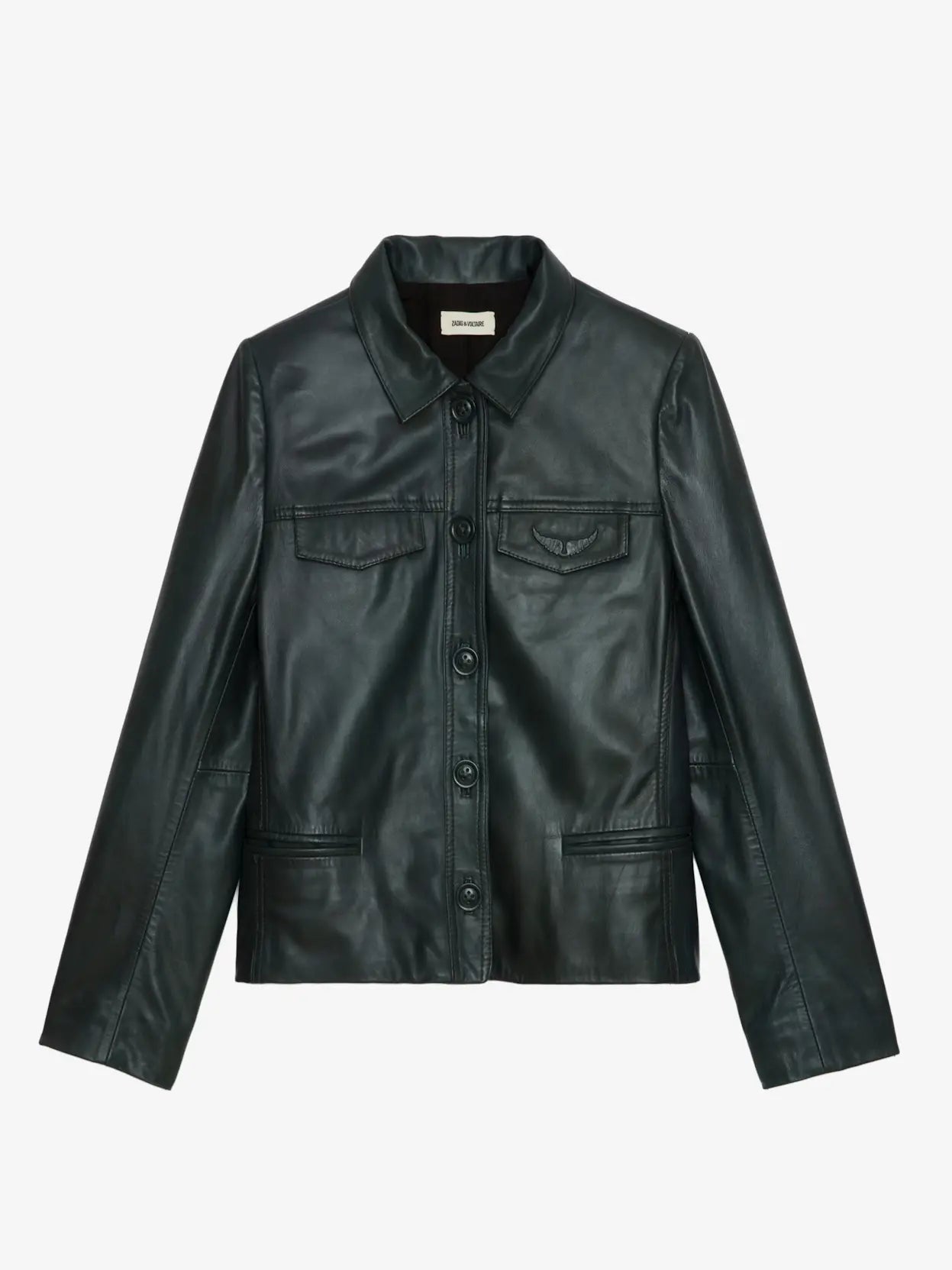 ZADIG & VOLTAIRE Liam Leather Jacket in Peaks