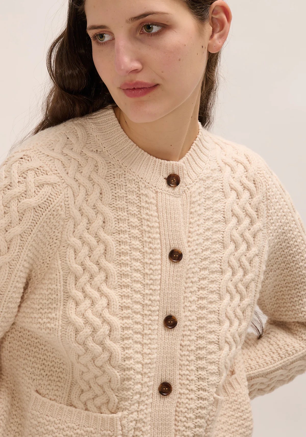 DEMYLEE CHARLOTTE MERINO WOOL CARDIGAN