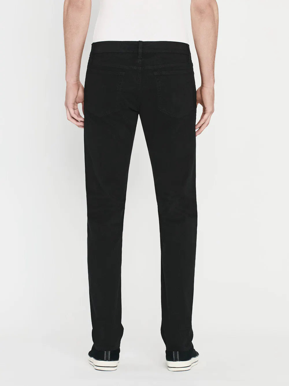 FRAME Men’s L'Homme Slim Brushed Twill
in Noir