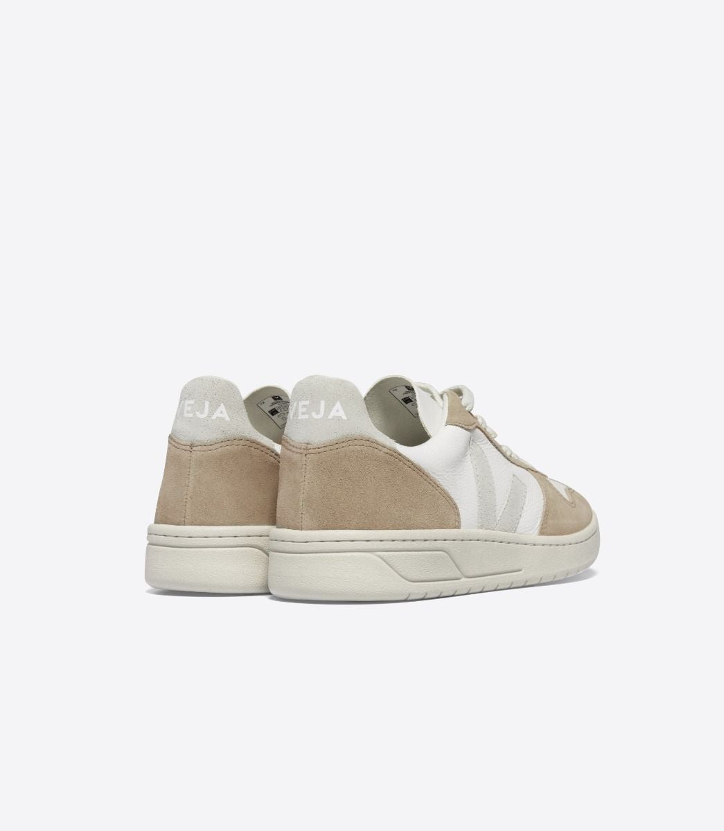 VEJA Men’s V-10 Leather White Natural Sahara