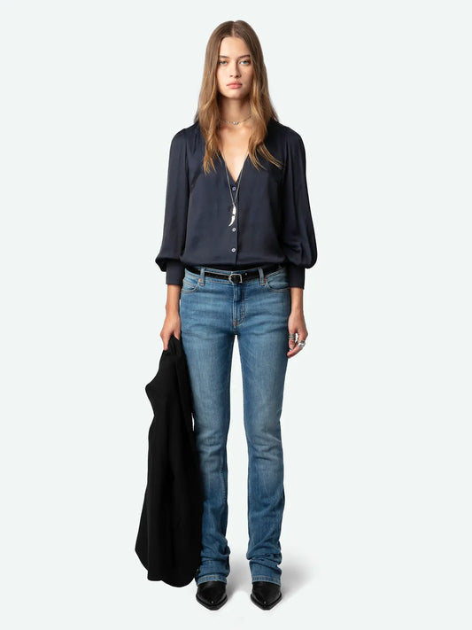 ZADIG & VOLTAIRE Tinous Satin Shirt