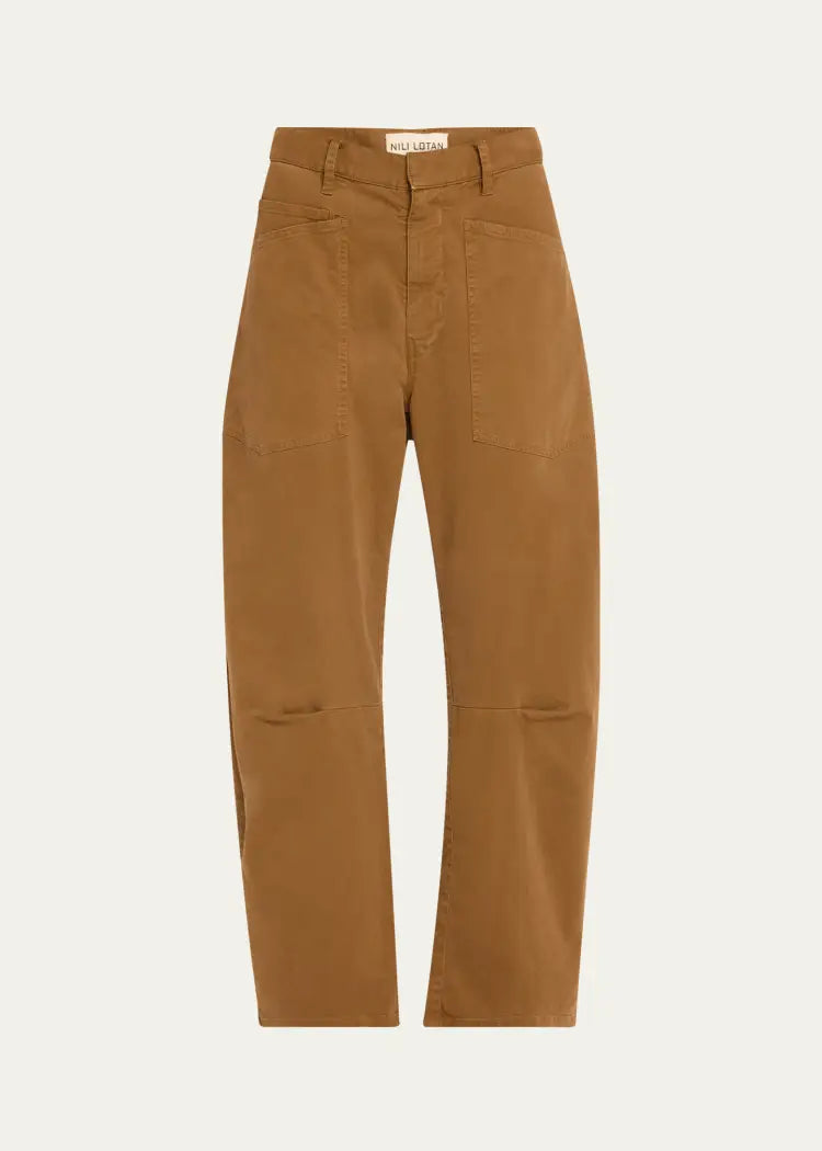 NILI LOTAN Shon Pant in Rust