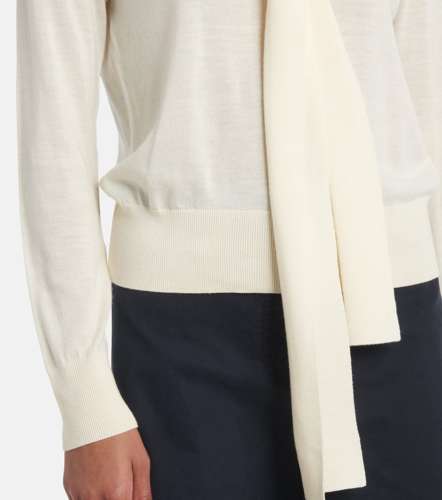 NILI LOTAN Ayla Sweater in Ivory