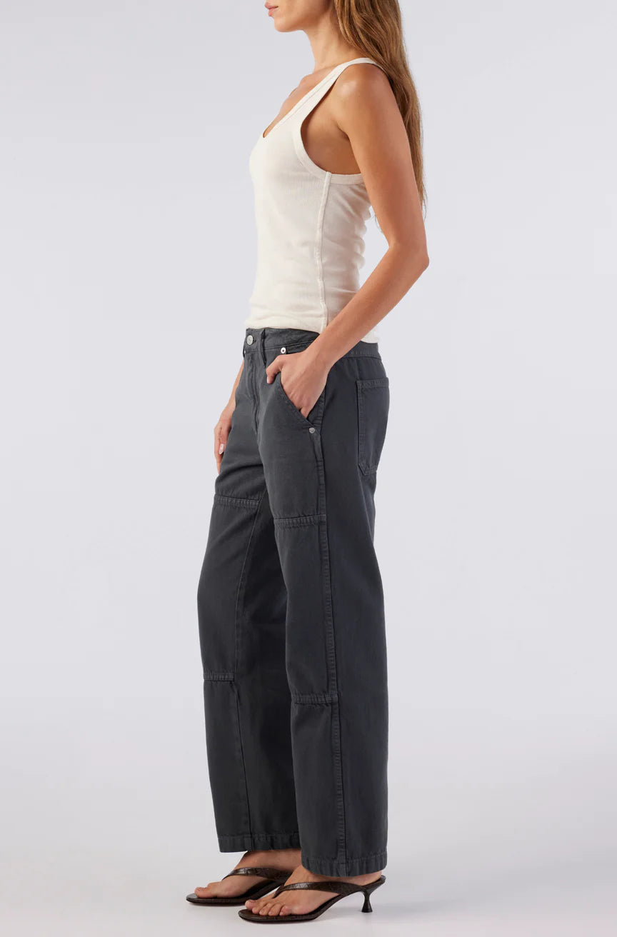 AMO Billie Field Pant in Pewter